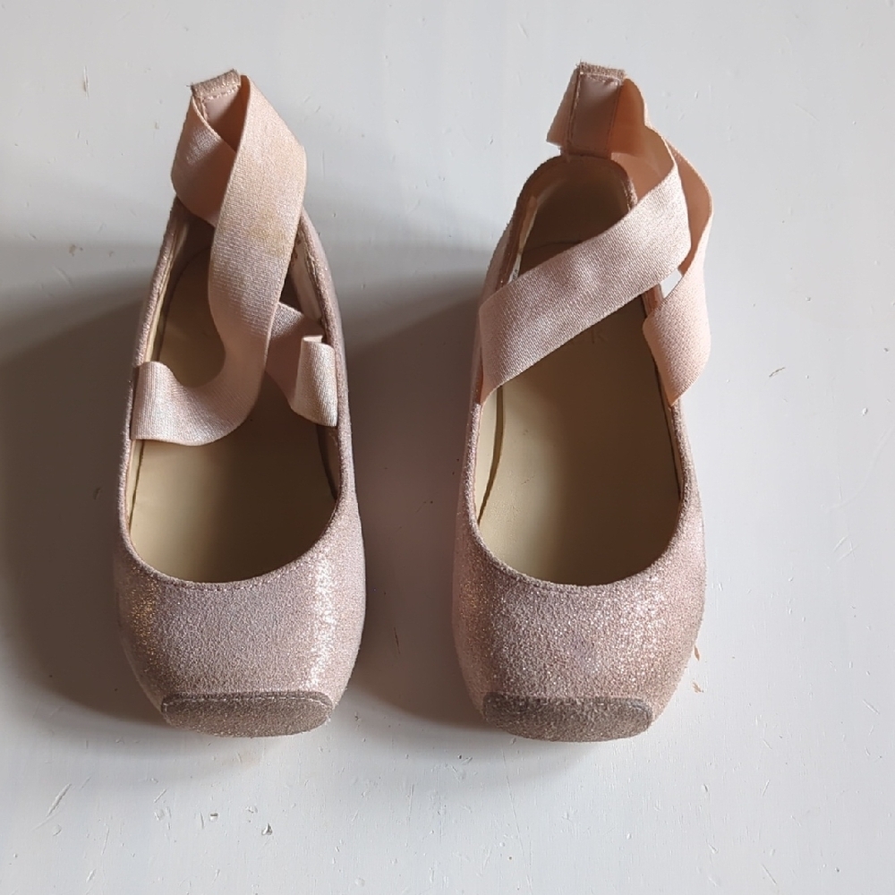 Janie and Jack Toddler Pink Ballet Flats 8